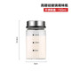 Newair glass seasoning bottle pepper salt powder sprinkling bottle kitchen household seasoning box set seasoning bottle barbecue seasoning jar high borosilicate glass seasoning bottle - 150ml
