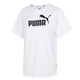 PUMA (PUMA) Sports Suit Vêtements pour femmes 2025 Nouvel exercice de course d'été confortable T-shirt à manches courtes courts shorts en tricot lâche 685646-02 + 692479-01 M
