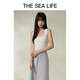 THE SEA LIFE欧海一生 多色吊带背心女春夏新款内搭针织背心15736 黑法师 M