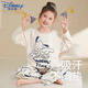 
Disney girls pajamas pure cotton long sleeve suit spring and autumn thin medium and large children cartoon cute little girl children's home clothes XSA-14065 [cloud sense skin-friendly] 105