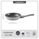 Verriegelungsschloss (Verriegelung/Verriegelung) Babypahrungsfutter Pfanne Bratpfung flacher Boden Nicht-Schicht-Pfanne Baby Frühstück gebratene Eierpfannkuchen-Induktion Kocher Universal 20 cm