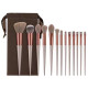 Lan Weiting makeup brush set 13 soft powder-grabbing loose powder brush eyebrow brush concealer brush full set of makeup brushes portable blue bridge brush set 10 [with brush bag]