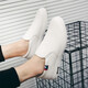Zapatos de lona de siglo rojo y verde zapatos de trabajo suave y transpirable para hombres zapatos blancos de moda y versátiles zapatos perezosos zapatos casuales f08 blanco 42
