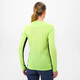 Milla milla trilogy femenina de lana merina de manga larga lana de camiseta de secado rápido, esquí, escalada de roca miv9955 n9887-shui azul s