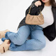 Entraîneur (entraîneur) Cloud Sac 24 ans New Teri 26 Soft Cow Hide Handbag Women's Crossbody Bag Tan CT761 IMTN2 Longueur 26cm Largeur 7cm Hauteur 15cm