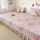 Jieliya GRACE tatami bed cover pure cotton 100% cotton bed sheet with lace clamped cotton quilted kang cover is large size thickened and non-slip K691 [other sizes can be customized] (2 meters + sag 40 cm) * 2.4 meters