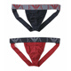 ARMANI/Armani EA men's fashion Eagle logo 2-piece sexy thong EM000257 AF10778 dark blue/red MB315 2 pieces XL