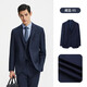 Goldlion Suit Men's Machine Washable Wool Autumn and Winter New Slim Fit Business Jacket Groom Wedding Suit Navy-95 50 A Suit