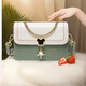 Gege pocket small bag women's bag new fashionable shoulder bag girls crossbody bag 520 gift for girlfriend Mother's Day gift bag blue spelling white cover