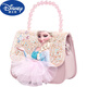 Disney (Disney) Child's Coin Wallet Girls Sac Crossbodybody Sac 2022 New Style Aisa Princess Girl Migne Handbag F1694-2 Ice and Snow Blue (Flash Light Style)