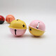Dongzhitiandi colorful small bell jewelry accessories keychain candy color metal painted bell diy bracelet pet pendant double color 40mm bell color random 10 pack