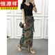 Hengyuanxiang Sommer Blumenrock 2024 New Hip-Pack-Rock Bohemian Spürrock einteiliger Chiffon-Rock Frauen Schwarz Little 841#3 Blume 2xl empfohlen 120-140jin [Jin gleich 0,5 kg]