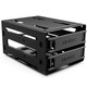 Antiac P101 hard disk cage is suitable for 3.5-inch HDD or 2.5-inch SSD hard disk expansion slot 2 hard disk space hard disk cage