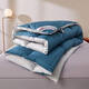 羽绒被子95白鹅绒高档被芯冬天加厚保暖单双人被8斤10斤6 宾利蓝 180x220cm总重10斤