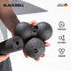 Blackroll importierte Schaumwalzen dreiköpfige Erdnussball-Faszien Ballmassage Muskelentspannung Kombination Mini Set Mini Set> Schwarz