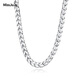 Miss JuJu PT950 platinum necklace men's platinum herringbone chain domineering boss keel snake bone chain thick and wide chain can be customized, weight 15.40g, length 55cm, thickness about 2.8mm