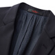 Qipai Wool Suit Men's Suit Spring and Summer New Style Wool Business Suit Dress 127C7115B-Navy 52 (185)