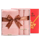 Jie Liya (grace) bath towel gift box three-piece set pure cotton thickened one bath towel and two towels set wedding gift customization 0474 gray one bath towel and two towels business box