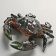 Yuxuan tea pet ornaments flush color-changing crab decorations creative personalized tea table tea treasure can raise tea art boutique color-changing tea pet big crab