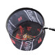 Ultra-light mesh head anti-hung aluminum alloy nano small eye mesh bag not hook pure crucian carp competitive integrated fishing aluminum alloy single mesh head 30cm diameter black