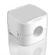 Xunhui Magnetic Cable Processor Desktop Wandmontierte Mobiltelefondaten Kabel Ladungskabel Speicher-Kabel Kabelverkabelungsschnalle Stecker Haken Weiße 6 Pakete