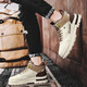 Fashionable Xiaoer shoes men's shoes men's plus velvet can be selected for men's casual 2025 new Martin boots sports shoes workwear trendy shoes rice brown 42