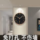 
Nordic light luxury deer head wall clock living room home creative atmospheric modern simple clock decoration fashionable clock wall deer head electroplated gold simple model [6187]