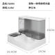 Pet automatic feeder, water dispenser, automatic drinking water feeder, plug-free cat bowl, grain storage bucket, water dispenser gray [water feeding + feeding all-in-one machine]
