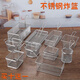Huaanjia stainless steel frying basket frying sieve frying basket filter screen Sieve Dianwu snack snack basket frame small fried blue 12595cm thick net mini blue