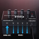 FOSI AUDIO PH04桌面耳放迷你家用耳机放大器高音质音频放大器台式便携式功率放大器 黑色【12V/1A电源适配器】
