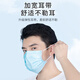 JINDU disposable medical surgical masks 100 individually packed medical protective three-layer anti-dust droplet adult masks