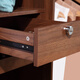 Quanyou Home Master Bedroom New Chinese Style Wall Solid Wood Handle Wardrobe Household Clothes Storage Storage Cabinet
