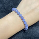 GOR Fat Donglai's same style tanzanite bracelet, natural women's single circle, fashionable, fresh and versatile crystal bracelet jewelry 1#/6.3~6.5MM/round beads/single circle