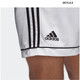 Adidas 阿迪达斯短裤 男五分裤 足球短裤跑步男士健身篮球裤 运动短裤 BJ9227【白色】 S