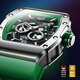 
Bugatti (BONEST GATTI) German Phantom Speed ​​Mechanical Watch Fully Automatic Hollow Men's Watch Valentine's Day Gift for Boyfriend Mechanical Yellow Panoramic Back BG9903-A3