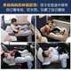 Zhenxiu Auto Babybettwagen Rücksitz Baby Hochgeschwindigkeitsschiene Schlafartefakt aufblasbare Reisebett tragbare hintere Reihe mit Baby aufblasbarer Reisebett [Biene 716 Fußschemel]