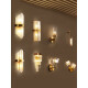 mnkuhg all copper light luxury crystal wall light living room background wall aisle stairs lamp modern bedroom bedside lamp atmospheric lamp L B9928-2