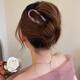 Mansheng simple acetic acid u-shaped hairpin for women, high-end, cute and cute ball head artifact hairpin hairpin 2025 new headwear ins mermaid white