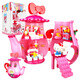 Qiji Katie Hello Kitty Enfants assemblés Blocs de construction Girls jouant des jouets pour enfants House Toys Cadeaux