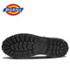 Dickies casual shoes men's shoes autumn low top work shoes men's versatile trendy casual leather shoes British style men's shoes black 40 [a size larger, suitable for sports shoes 41]