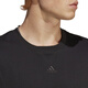 Adidas Herrenkleidung gedrucktes T-Shirt Lose atmungsaktiven lässigen Sportarten Runde Nacken Kurzarm GP4826 IC9793 S