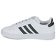 阿迪达斯 （adidas）情侣款低帮系带运动板鞋学生球鞋GRAND黑白色2025春秋新款GW9195 白色/黑色 36
