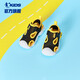 
Jordan QIAODAN children's shoes baby children's sandals boys 2024 summer baby shoes breathable non-slip soft sole toddler shoes black/egg yolk 23