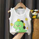 Sechs Farben des Glücks, 2-teilige Babyweste Sommer Pure Cotton Thin Style Jungen und Mädchen, Babys und Kinder atmungsaktiven Bauchbauchschutz Kinderhülsenweste zufällig gemischt und übereinstimmend 2 Packungen (falls Sie möchten, hinterlassen Sie bitte eine Nachricht und Notiz) 100