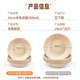 SHUANG YU disposable plate natural color deep plate 16cm*30 biodegradable paper plates barbecue picnic discs