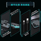 Forward (EWEADN) TK870 TEQUISO MECÁNICO Game E-Sports Game Backlight Desktop Computer portátiles de la computadora universal de la oficina universal de cibercafeffe, la luz azul negro [transmisión de ala de ala de panel de metal mejorado] Eje azul [sonido crujiente]