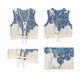 Cardigan tricoté de l'amant Xiangyi pour les femmes en 23 automne et hiver nouvel pull extérieur gilet de style rétro paresseux design des vêtements féminins iris d'irises une taille [adaptée à 80-140jin [Jin est égal à 0,5 kg]]]