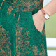 
Fuxi Mama Summer New Dress Imitation Silk Cheongsam Fashionable and Noble Middle-aged and Elderly Women's Summer Temperament Large Size Skirt 698 Red 6XL Recommended 160 Jin [Jin equals 0.5 kg] or above graceful and luxurious