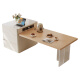 
Pashaman Island dining table integrated modern and simple household retractable log style acrylic suspended dining table chair 6126Y 1.75-2.2 meters telescopic island + 4 chairs 1047P