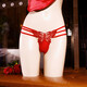 Ropa interior para hombres PERVERTED SEDUCCIÓN Butterfly Hollow tanga Lace Sexy Gran tamaño Correa sin trazada Pasión Black Butterfly-Thong Apertura
